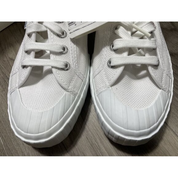 Superga 2630 Stripe Canvas Platform Sneakers NEW Women’s Size 41 US 9.5 - Picture 5 of 11